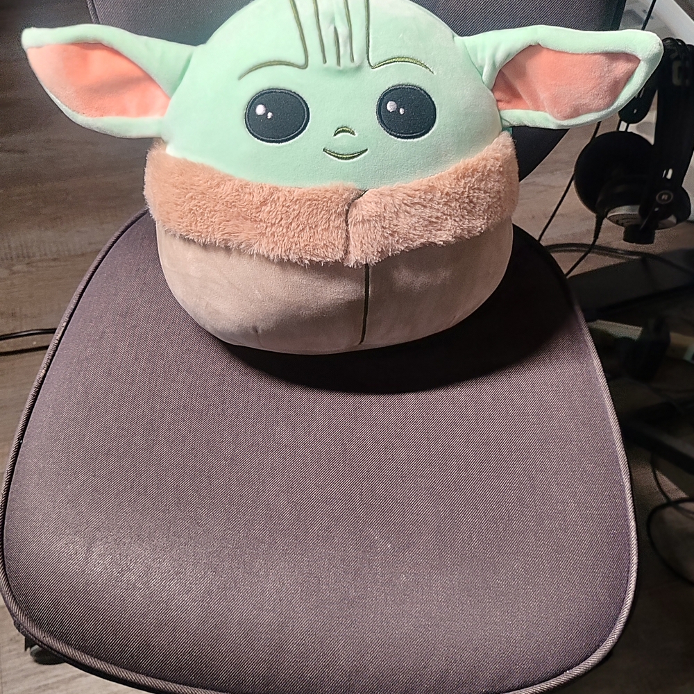 Green and Tan Plush Toy